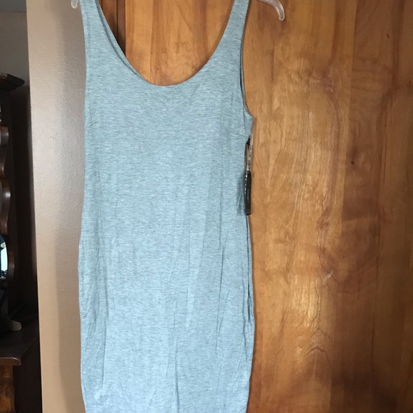 Gray summer dress - Picture 1 of 7
